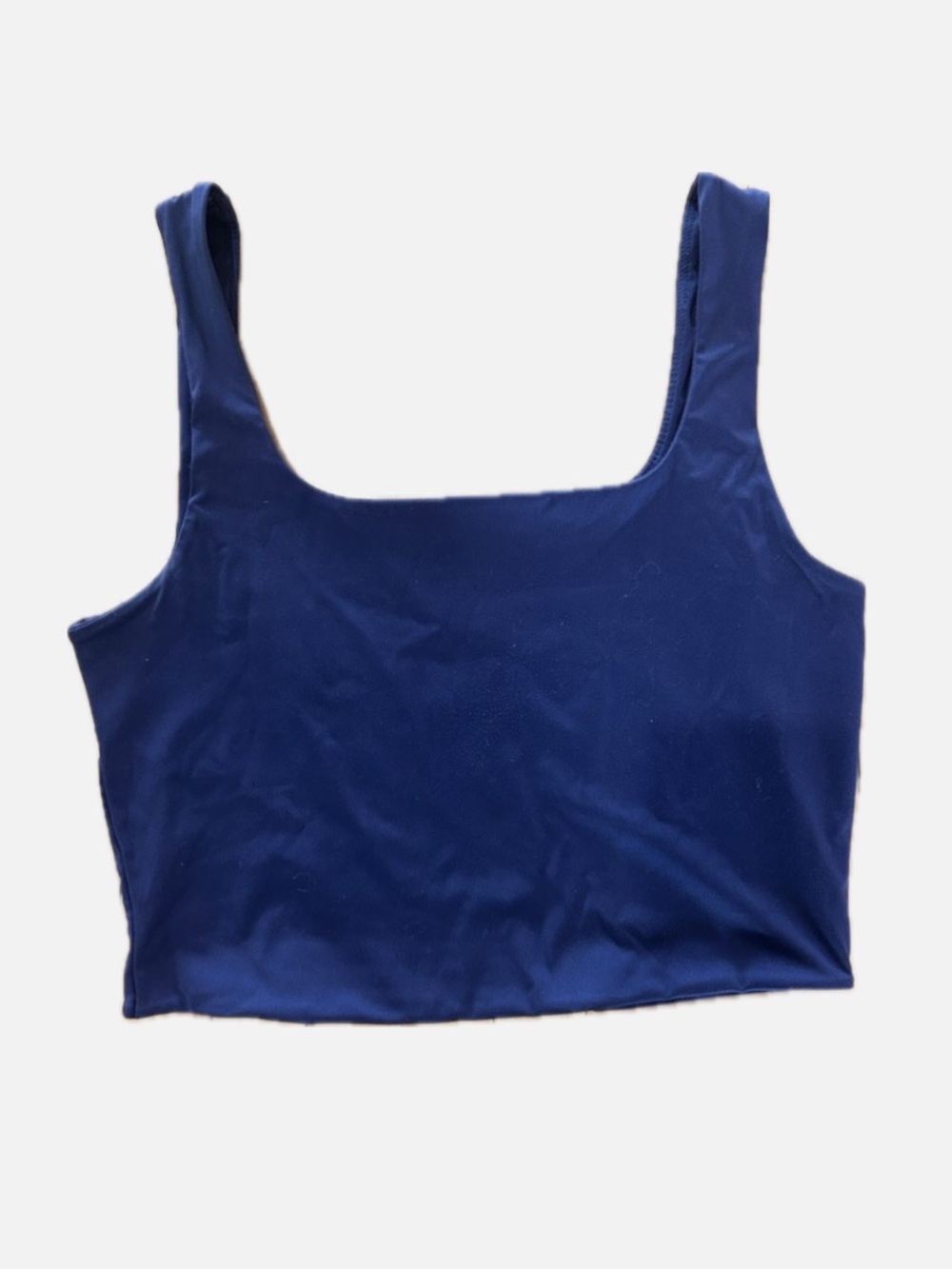 *free with purchase* Ardene Navy Square-Neck Crop Tank
